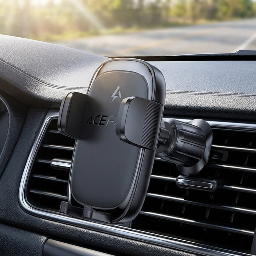 Incarcator Auto Wireless Acefast D48, 15W, 1.67A, Negru