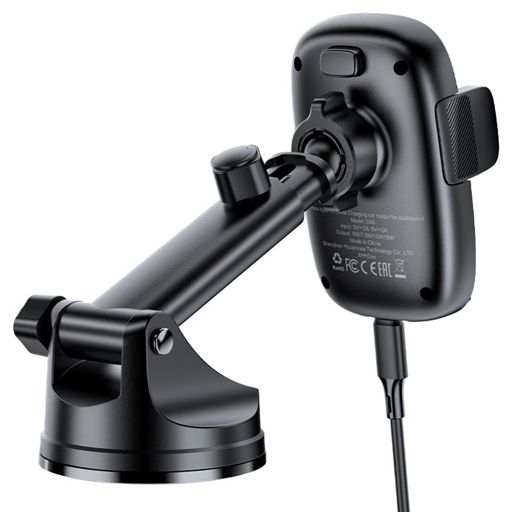 Incarcator Auto Wireless Acefast D49, 15W, 1.67A, Negru