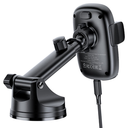 Incarcator Auto Wireless Acefast D49, 15W, 1.67A, Negru