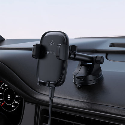 Incarcator Auto Wireless Acefast D49, 15W, 1.67A, Negru