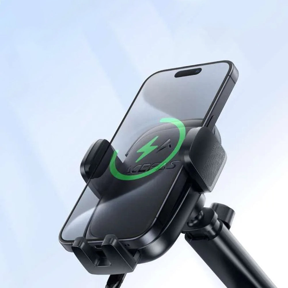 Incarcator Auto Wireless Acefast D49, 15W, 1.67A, Negru