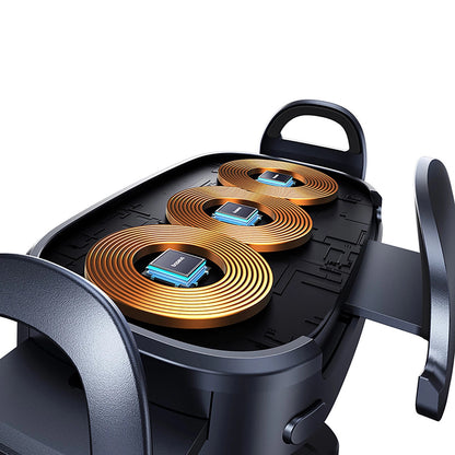 Incarcator Auto Wireless Baseus LightChaser, 15W, 1.67A, Negru C40355901111-00