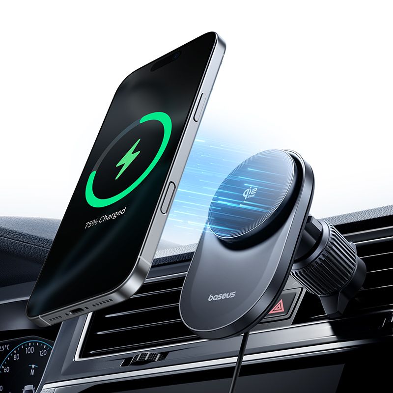 Incarcator Auto Wireless Baseus PrimeTrip VC2 Pro, 25W, Negru C0013N00