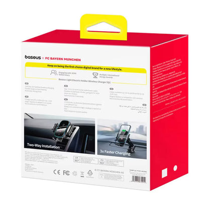 Incarcator Auto Wireless Baseus Light, 15W, 1.67A, Gri C40344000113-Z1