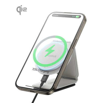 Incarcator Auto Wireless Baseus PrimeTrip C02, 15W, 1.67A, Argintiu C40169003211-00