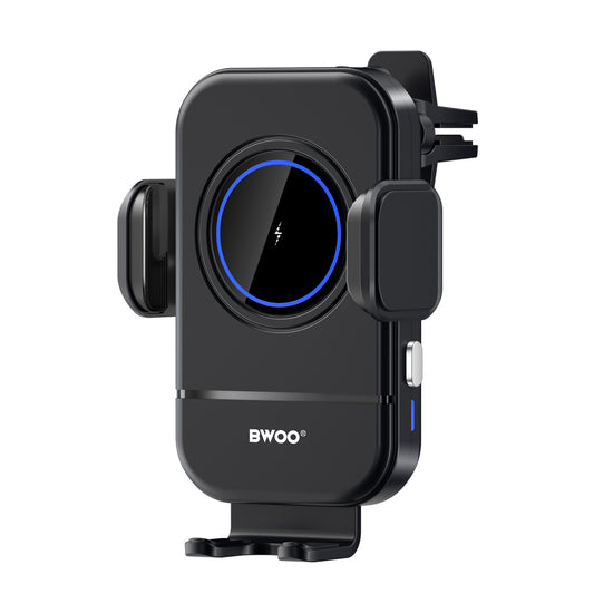 Incarcator Auto Wireless BWOO ZJ137, 15W, 1.67A, Negru