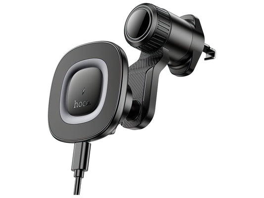 Incarcator Auto Wireless HOCO HW30, 15W, 1.67A, Negru