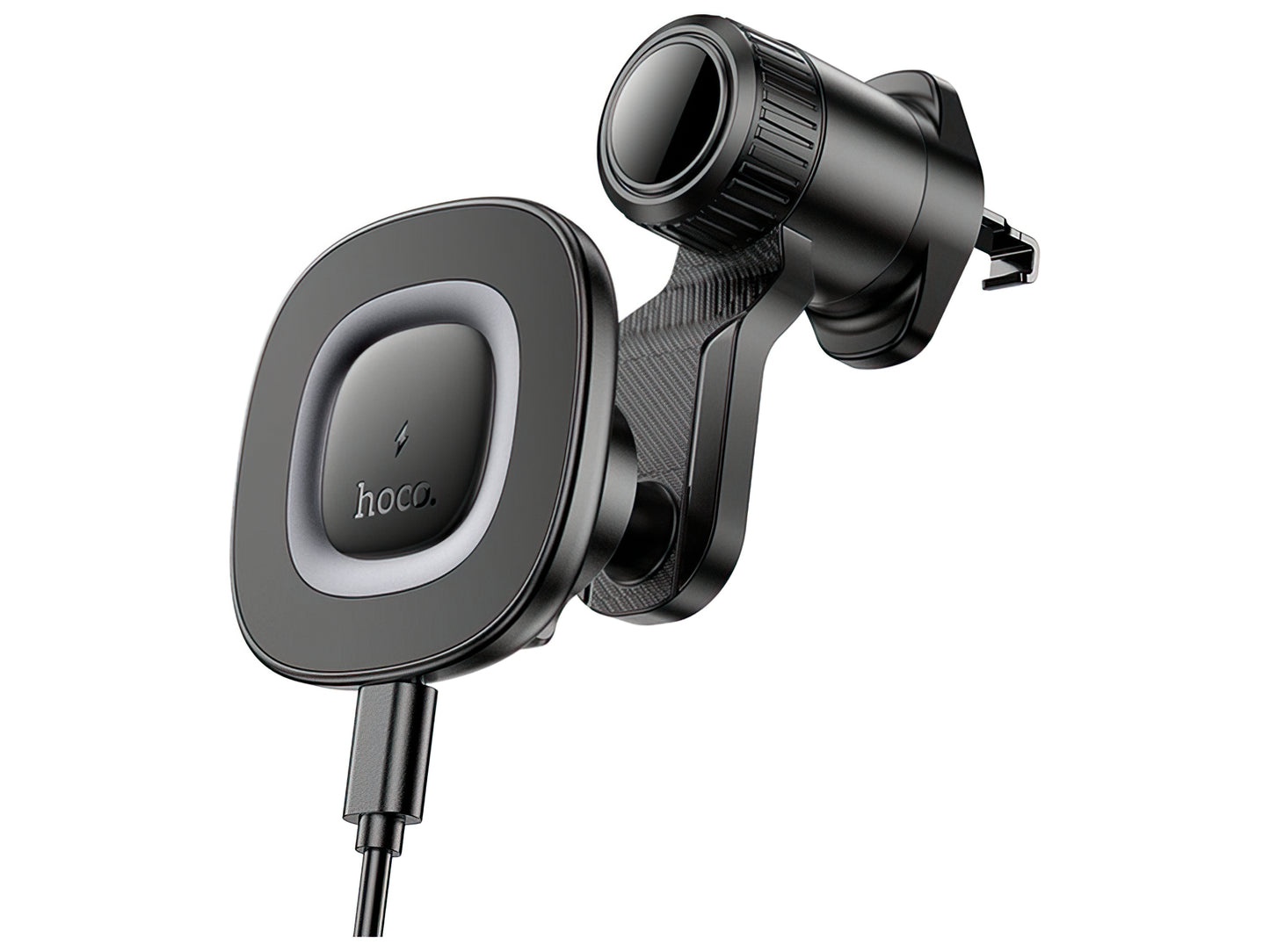 Incarcator Auto Wireless HOCO HW30, 15W, 1.67A, Negru