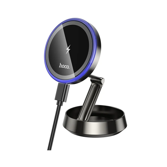 Incarcator Auto Wireless HOCO HW33, 15W, 1.67A, Gri