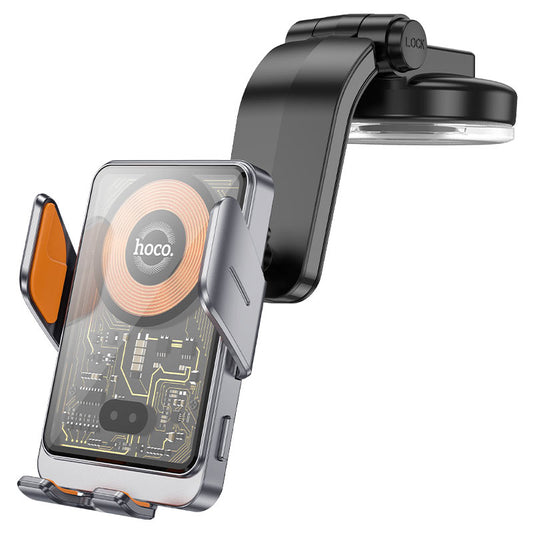 Incarcator Auto Wireless HOCO HW8, 15W, 1.67A, Negru