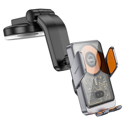 Incarcator Auto Wireless HOCO HW8, 15W, 1.67A, Negru