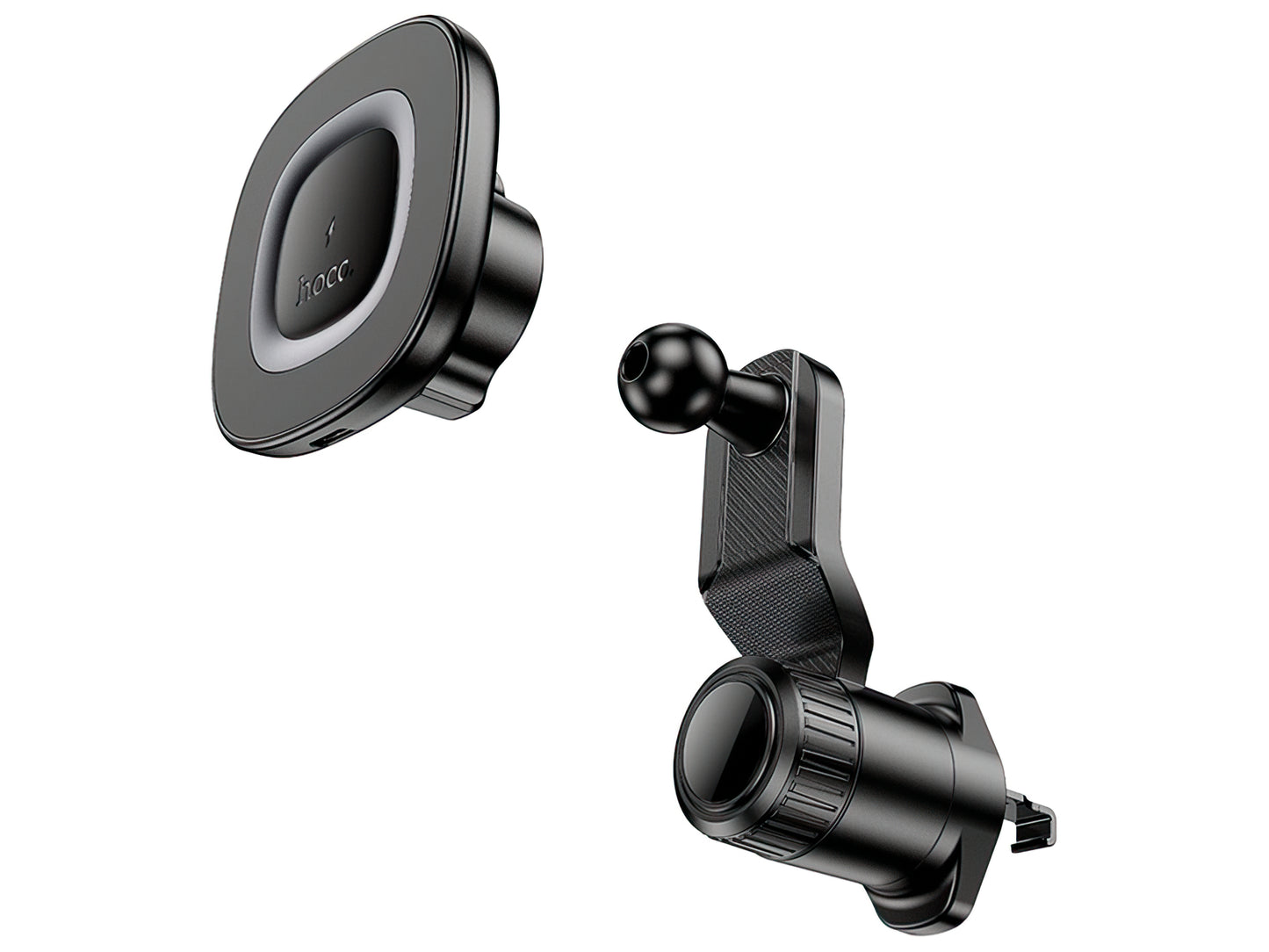 Incarcator Auto Wireless HOCO HW30, 15W, 1.67A, Negru