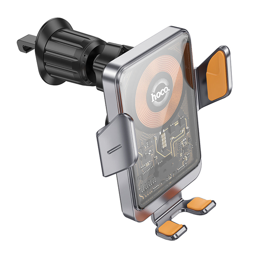 Incarcator Auto Wireless HOCO HW7, 15W, 1.67A, Negru