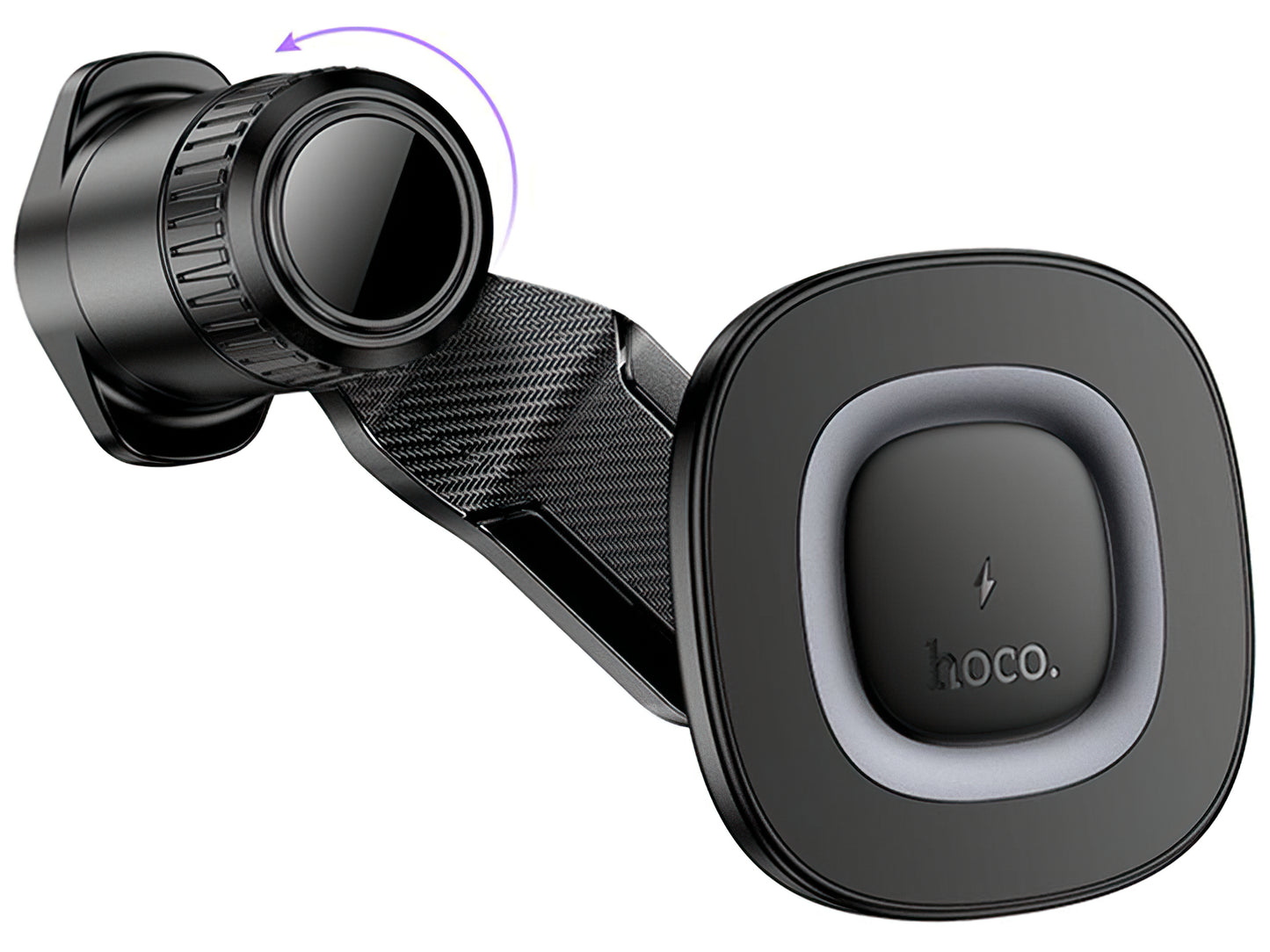 Incarcator Auto Wireless HOCO HW30, 15W, 1.67A, Negru