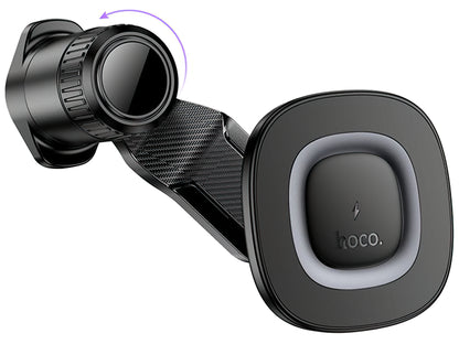 Incarcator Auto Wireless HOCO HW30, 15W, 1.67A, Negru