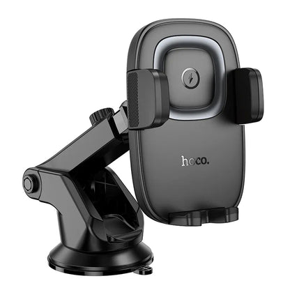 Incarcator Auto Wireless HOCO HW32, 15W, 1.67A, Negru