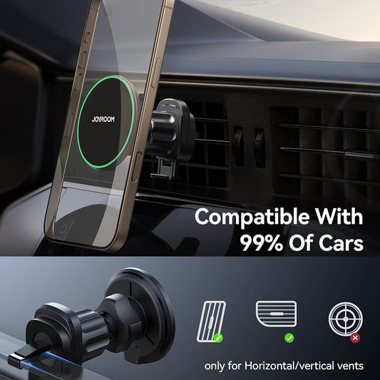 Incarcator Auto Wireless Joyroom JR-ZS412, 15W, 1.67A, Negru