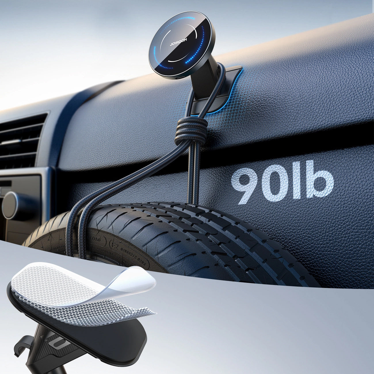 Incarcator Auto Wireless Joyroom JR-ZS502, 15W, 1.67A, Negru