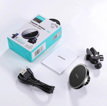 Incarcator Auto Wireless Joyroom JR-ZS240 Air Vent, 15W, 1.67A, Negru