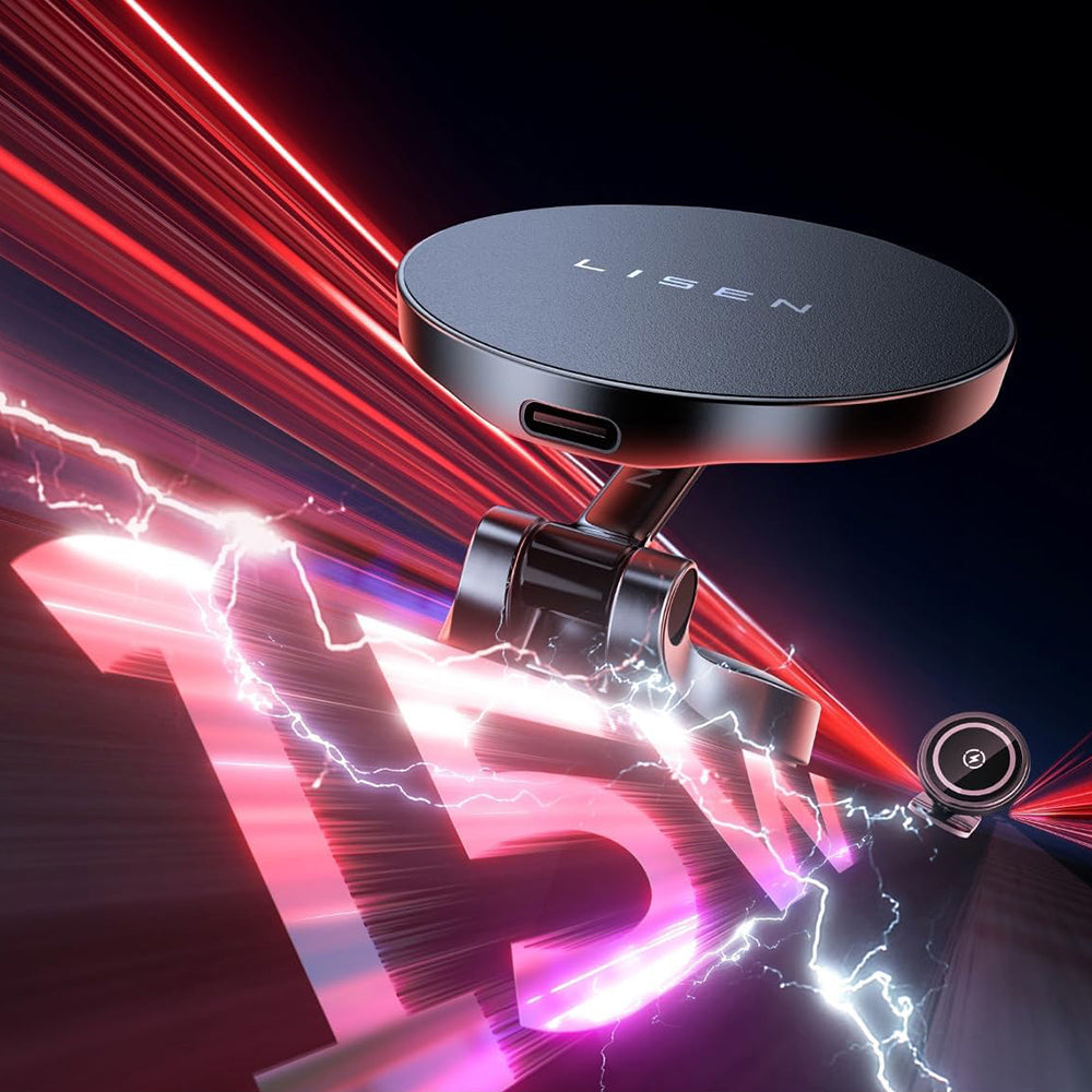 Incarcator Auto Wireless Lisen, 15W, 1.67A, Negru YL0223090006