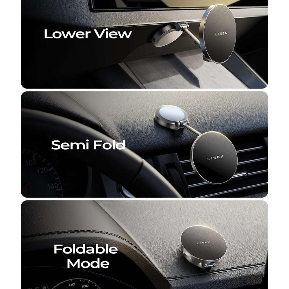 Incarcator Auto Wireless Lisen, 15W, 1.67A, Negru YL0223090006