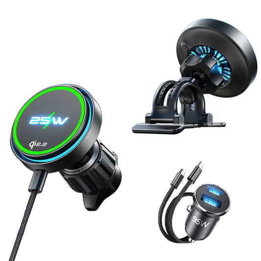 Incarcator Auto Wireless Lisen W116, 25W, Negru YL0225060018