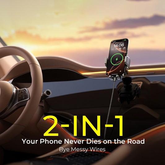 Incarcator Auto Wireless Lisen W605, 15W, 1.67A, Negru YL0225030014