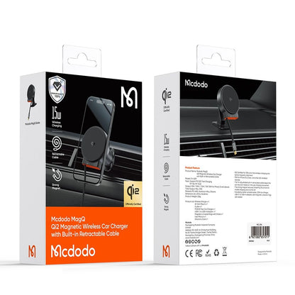 Incarcator Auto Wireless McDodo CH-0090, 15W, 1.67A, Negru