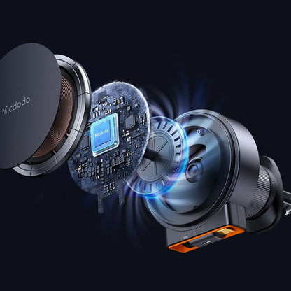 Incarcator Auto Wireless McDodo CH-0091, 15W, 1.67A, Auriu