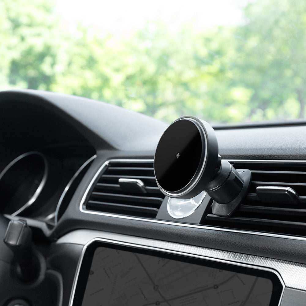 Incarcator Auto Wireless Proove Light Circle, 15W, 1.67A, Negru WHLC15010001