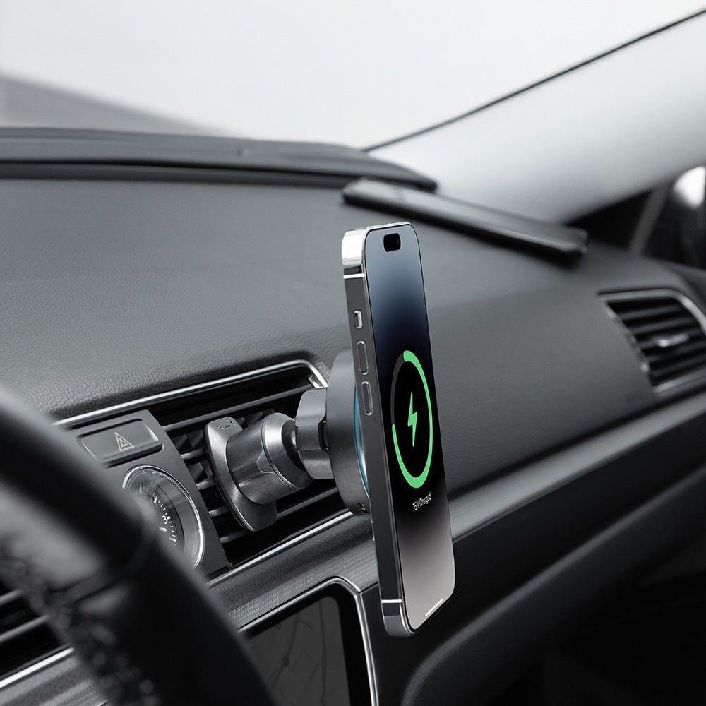 Incarcator Auto Wireless Proove Light Circle, 15W, 1.67A, Negru WHLC15010001