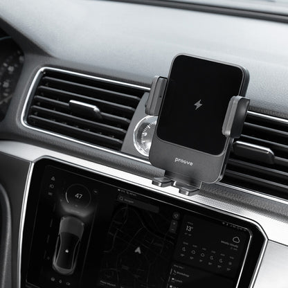 Incarcator Auto Wireless Proove Sonic, 15W, 1.67A, Gri WHSN15002001