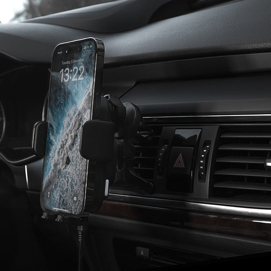 Incarcator Auto Wireless Proove Triple Clamp, 15W, 1.67A, Negru WHTC15010001