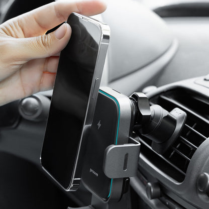 Incarcator Auto Wireless Proove Triple Clamp Pro, 15W, 1.67A, Gri WHTP15010004