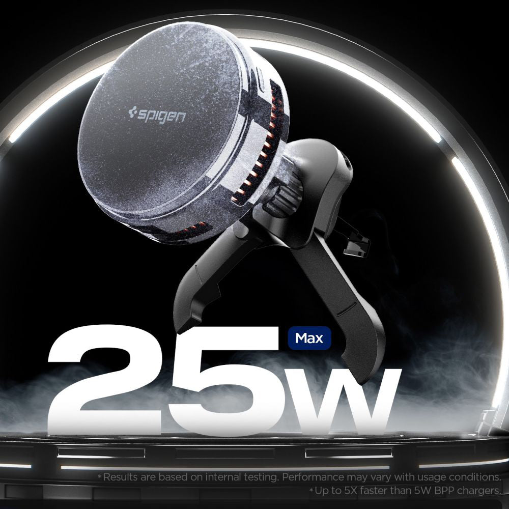 Incarcator Auto Wireless Spigen Essential, 25W, 1.67A, Negru
