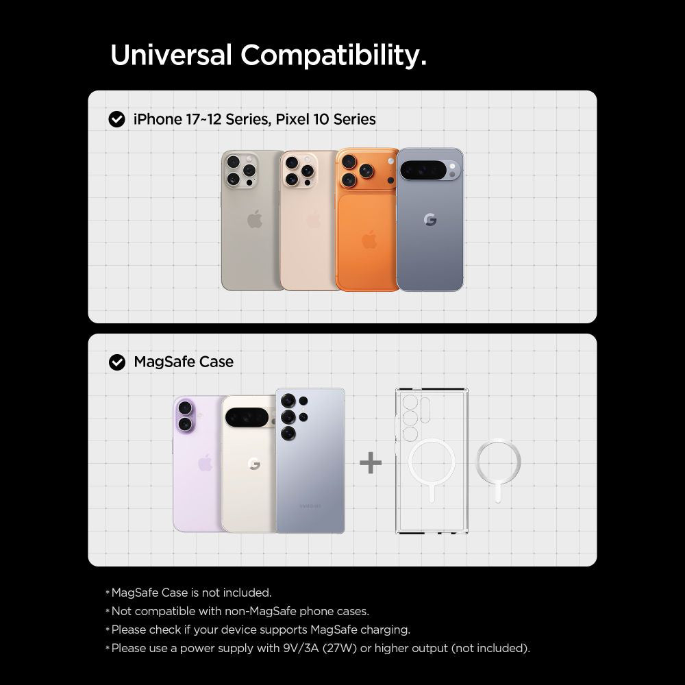 Incarcator Auto Wireless Spigen EV15MAQ Essential, 15W, 1.67A, Negru ACP10513