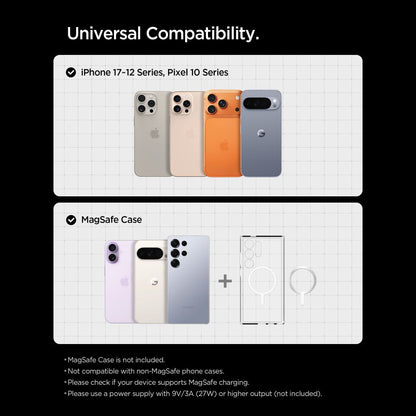 Incarcator Auto Wireless Spigen EV15MAQ Essential, 15W, 1.67A, Negru ACP10513