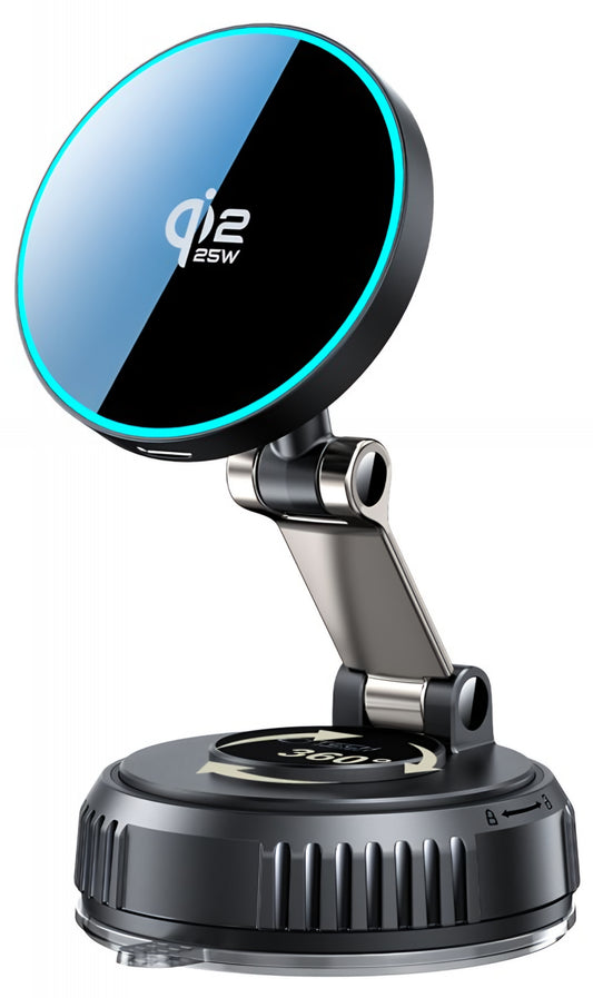 Incarcator Auto Wireless Tech-Protect MM25W-V8, 25W, Negru