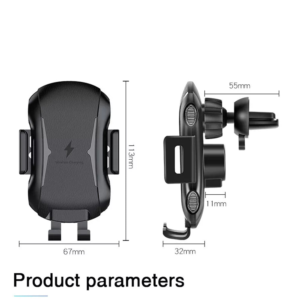 Incarcator Auto Wireless Techsuit CAPD032 Premium, 10W, 1.1A, Negru
