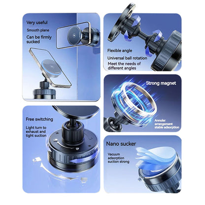 Incarcator Auto Wireless Techsuit HOLD253, 15W, 1.67A, Negru