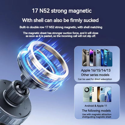 Incarcator Auto Wireless Techsuit HOLD253, 15W, 1.67A, Negru