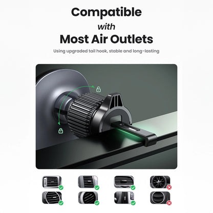 Incarcator Auto Wireless UGREEN CD345 Vent, 15W, 1.67A, Negru