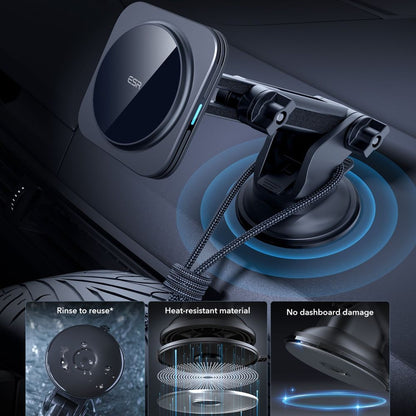 Incarcator Auto Wireless ESR Halolock Dash, 15W, 1.67A, Negru