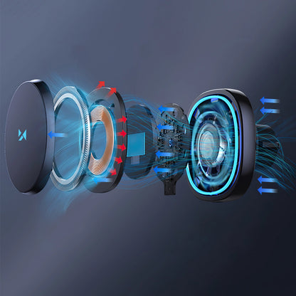 Incarcator Auto Wireless WZK WCT5-Q6S2Y, 15W, 1.67A, Negru