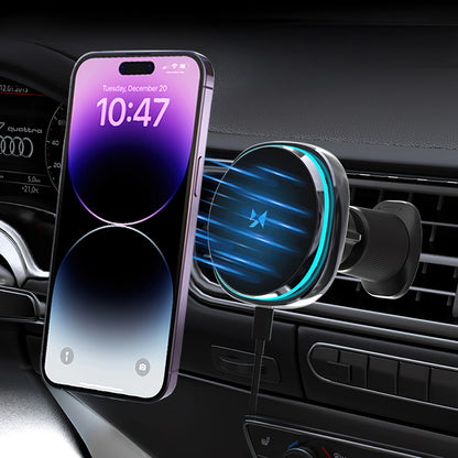 Incarcator Auto Wireless WZK WCT5-Q6S2Y, 15W, 1.67A, Negru