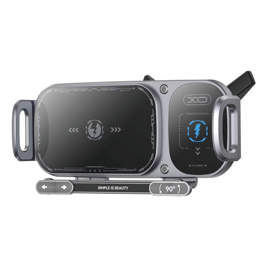 Incarcator Auto Wireless XO Design WX041, 15W, 1.67A, Negru