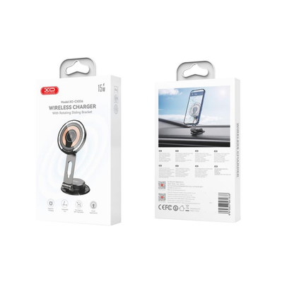 Incarcator Auto Wireless XO Design CX036, 15W, 1.67A, Negru