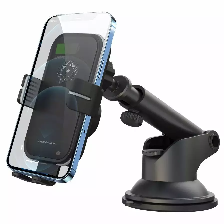 Incarcator Auto Wireless XO Design WX027, 15W, 1.67A, Negru