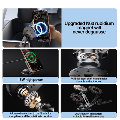 Incarcator Auto Wireless XO Design CX036, 15W, 1.67A, Negru