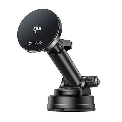Incarcator Auto Wireless Yesido DS30, 15W, 1.67A, Negru